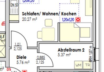 Wohnung Jülich - 1 Zimmer, 42 m&sup2;, 565&euro; | Angebot:27092302