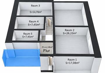 Wohnung Geilenkirchen - 4 Zimmer, 75 m&sup2;, 750&euro; | Angebot:27587142