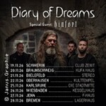 Diary Of Dreams - Tour 2026 | Special Guest: HINFORT