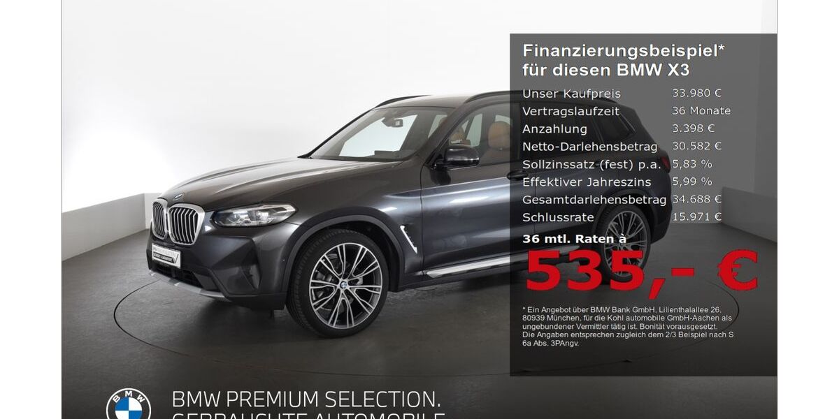 BMW X3 85.593 km 33.980 &euro; Aachen 52078