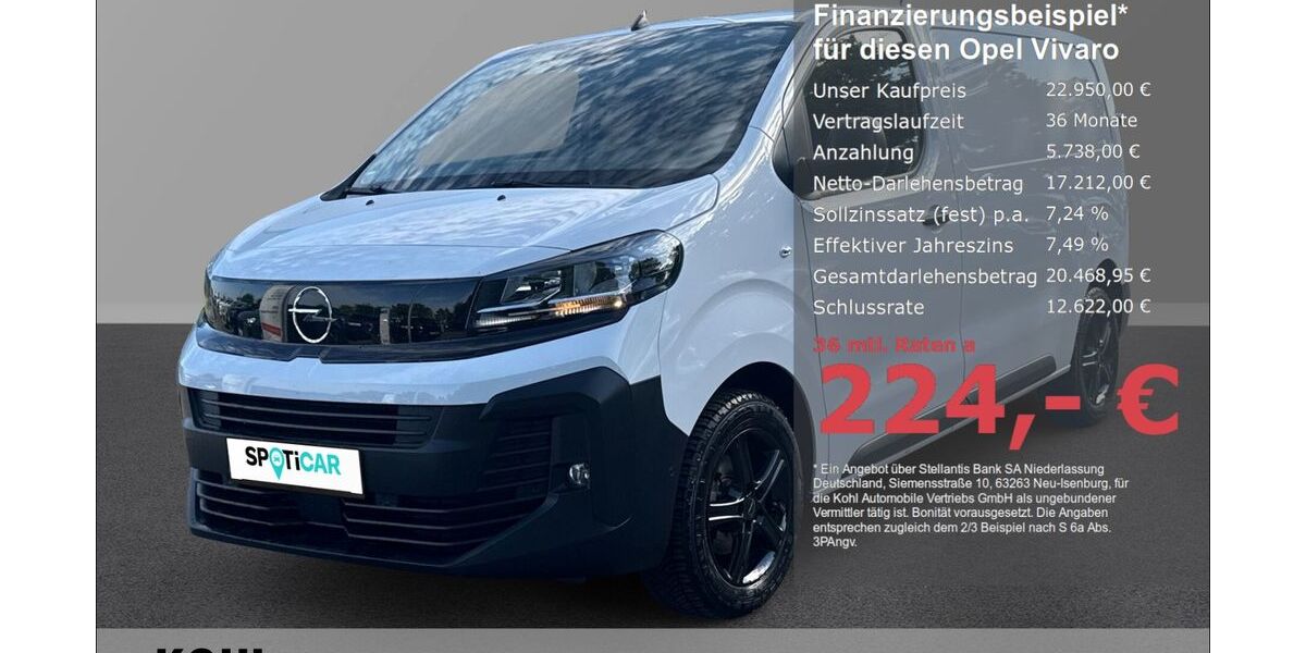 Opel Vivaro 10.600 km 22.950 &euro; Aachen 52078