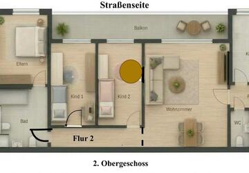 Wohnung Übach-Palenberg Palenberg - 4 Zimmer, 92 m&sup2;, 890&euro; | Angebot:27591078