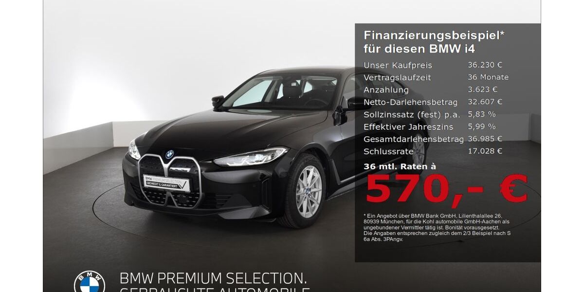 BMW i4 9.134 km 35.770 &euro; Aachen 52078