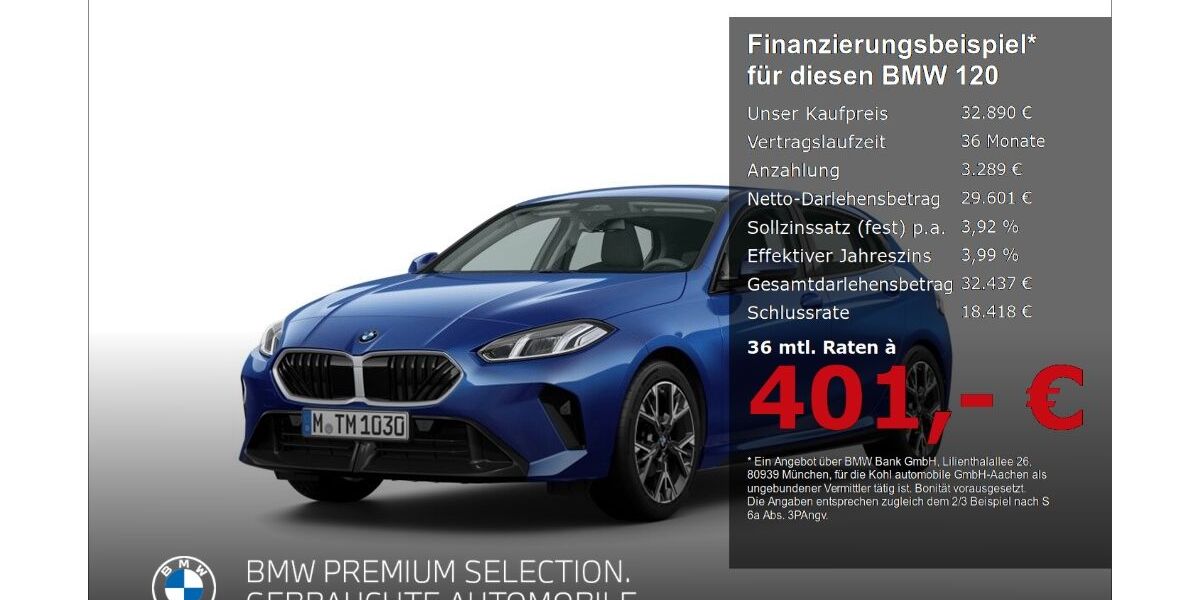 BMW 120 10.149 km 32.890 &euro; Aachen 52078