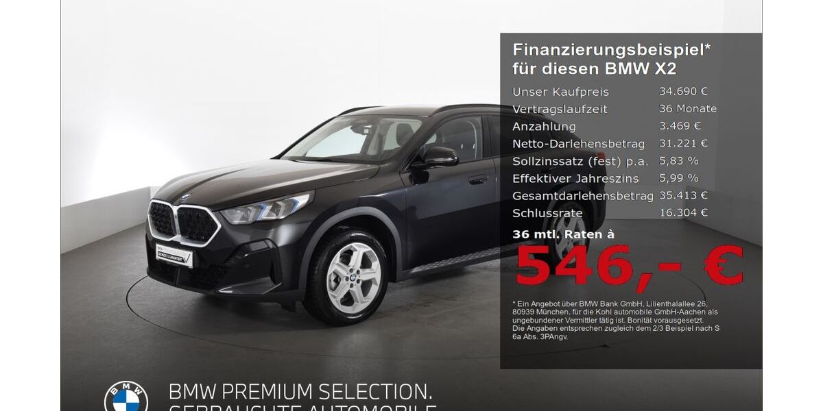 BMW X2 15.919 km 33.990 &euro; Aachen 52078